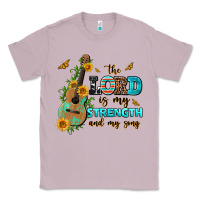 Lilac the lord is my strength and my song guitar with su Classic Tee - AdoDesignShop