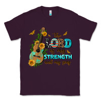 Plum the lord is my strength and my song guitar with su Classic Tee - AdoDesignShop