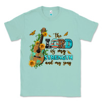 Seafoam the lord is my strength and my song guitar with su Classic Tee - AdoDesignShop