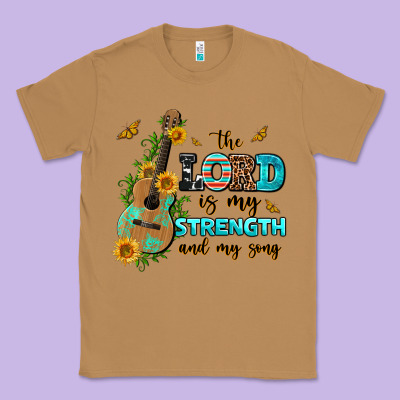 The Lord Is My Strength And My Song Guitar With Su Classic Tee Designed By Adodesignshop