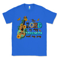 True Royal the lord is my strength and my song guitar with su Classic Tee - AdoDesignShop