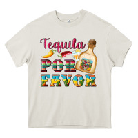 Cream mexican tequila por favor Heavy Core Tee - Artiststas