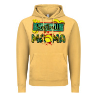 Softball Mama With Leopard Vintage Hoodie | Teevron