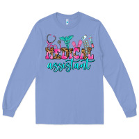 Colony Blue medical assistant Long Sleeve Tee - AdoDesignShop