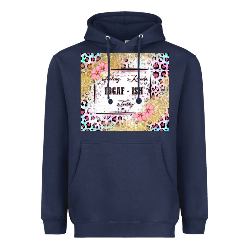 Feeling Kinda Idgaf   Ish Today Heavyweight Hoodie by MaliasSmallBusiness | Teevron