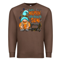 Chestnut just a woman who loves to sew Premium Sweatshirt - NancyCooperArtShop