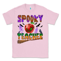 Bubblegum Pink spooky teacher Classic Tee - BundleAndBundleShop