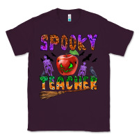 Plum spooky teacher Classic Tee - BundleAndBundleShop