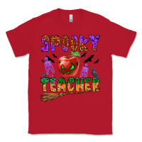 Red spooky teacher Classic Tee - BundleAndBundleShop