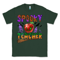 Sports Green spooky teacher Classic Tee - BundleAndBundleShop