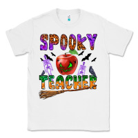 White spooky teacher Classic Tee - BundleAndBundleShop