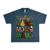 Midnight Navy jolly mama mama mama Urban Heavy Tee - FaDigitalArtStudio