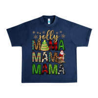 Navy jolly mama mama mama Urban Heavy Tee - FaDigitalArtStudio