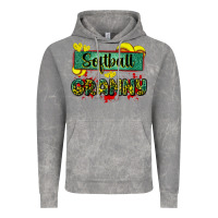 Cloud Rock softball granny with leopard Vintage Hoodie - Zillion Design Studio