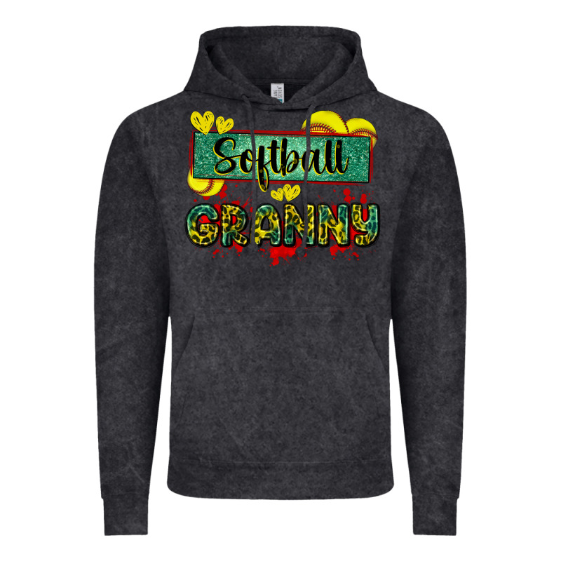 Softball Granny With Leopard Vintage Hoodie by Zillion Design Studio | Teevron