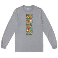 Heather Grey Fall Gnomes Long Sleeve Tee - Artiststas