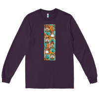 Plum Fall Gnomes Long Sleeve Tee - Artiststas