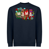 Navy mama chingona Heavyweight Sweatshirt - CTS Tumbler Store