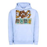 Pigment Grape Ice Dog Mama with Paw Urban Hoodie - texasbilliewilder