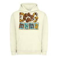 Pigment Pistachio Dog Mama with Paw Urban Hoodie - texasbilliewilder