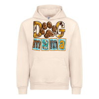 Sandshell Dog Mama with Paw Urban Hoodie - texasbilliewilder