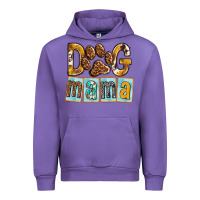 Tulip Dog Mama with Paw Urban Hoodie - texasbilliewilder