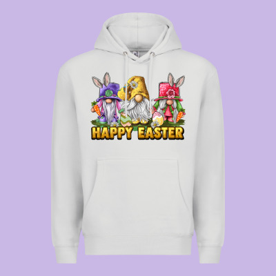 Happy Easter Gnomies Premium Hoodie Designed By Lillyallendesigns