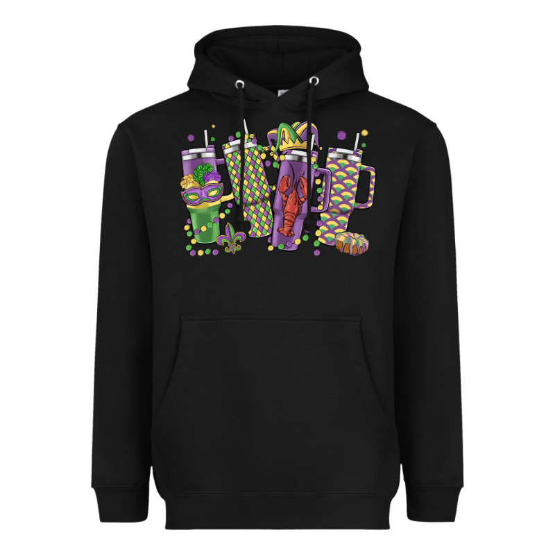Mardi Gras Coffee Heavyweight Hoodie by MaliasSmallBusiness | Teevron
