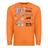 Carrot she works willingly with her hands Premium Sweatshirt - MaliasSmallBusiness