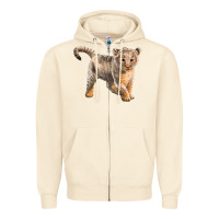 Sandshell baby lion Zipper Hoodie - LillyAllenDesigns