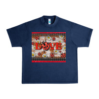 Navy love ladybug Urban Heavy Tee - BarkalooDesign