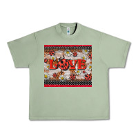 Oil Green love ladybug Urban Heavy Tee - BarkalooDesign