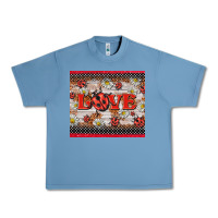 Pebble Blue love ladybug Urban Heavy Tee - BarkalooDesign