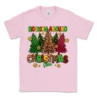 Bubblegum Pink rocking around the christmas tree Classic Tee - AdoDesignShop