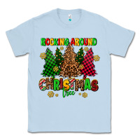 Dusty Blue rocking around the christmas tree Classic Tee - AdoDesignShop
