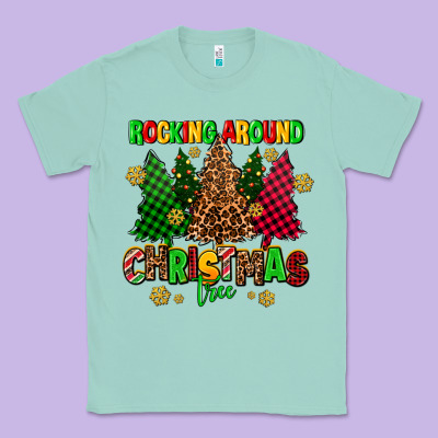 Rocking Around The Christmas Tree Classic Tee Designed By Adodesignshop