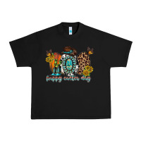 Black happy easter egg western Urban Heavy Tee - RacoonDesign