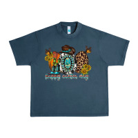 Midnight Navy happy easter egg western Urban Heavy Tee - RacoonDesign