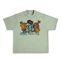 Oil Green happy easter egg western Urban Heavy Tee - RacoonDesign
