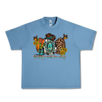 Pebble Blue happy easter egg western Urban Heavy Tee - RacoonDesign
