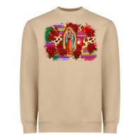 Mushroom Our Lady of Guadalupe Heavyweight Sweatshirt - CTS Tumbler Store