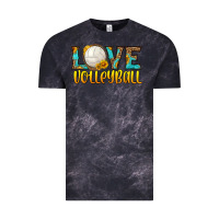 Cloud Black love volleyball Vintage Tee - HRA Design Shop