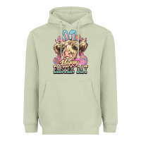 Matcha Easter Day Cow Heavyweight Hoodie - NancyCooperArtShop