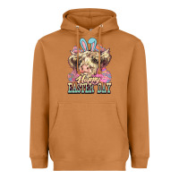 Meerkat Easter Day Cow Heavyweight Hoodie - NancyCooperArtShop