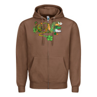 Chestnut st. patricks day nurse love medical love Zipper Hoodie - BarkalooDesign