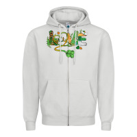 Dove Grey st. patricks day nurse love medical love Zipper Hoodie - BarkalooDesign