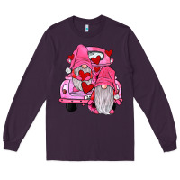 Plum farm truck,gnomies valentines Long Sleeve Tee - JahusDesignShop