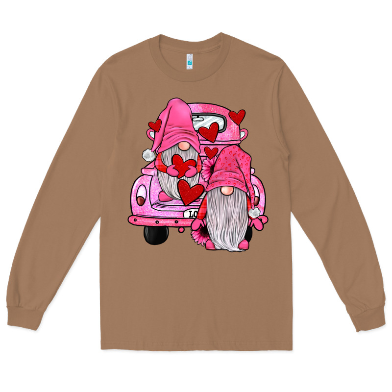 Farm Truck,gnomies Valentines Long Sleeve Tee by JahusDesignShop | Teevron