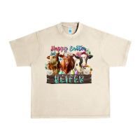 Sandshell happy easter heifer Urban Heavy Tee - RacoonDesign