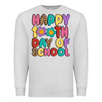Dove Grey happy 100 th day of school Premium Sweatshirt - MaliasSmallBusiness